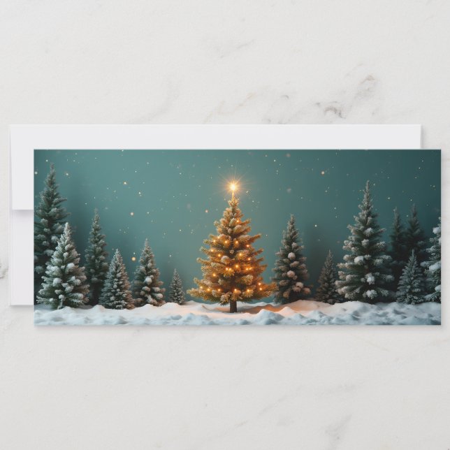 Noël vert et sapins  (Devant)