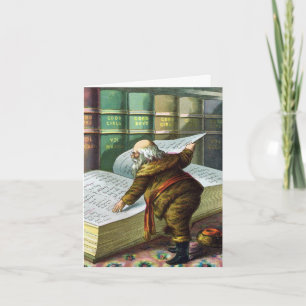Noël victorien vintage, Père Noël Merci