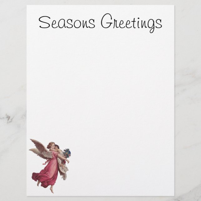 Noël vintage, Ange victorien Guardian (Devant)