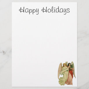 Noël Vintage, Antique Victorian Angel Die Cut