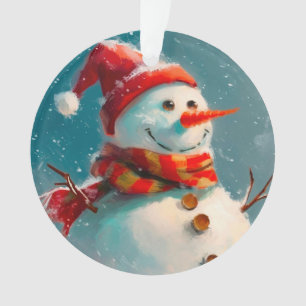 Noël Vintage du gentil Snowman