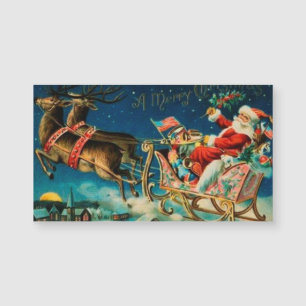 Noël vintage du Père Noël Sleigh