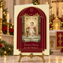 Noël vintage Écriture Sainte bébé Jésus religieux