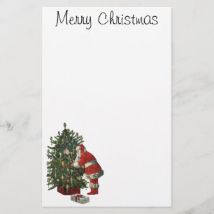 Noël vintage, Père Noël avec présents