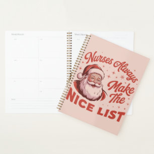 Noël Vintage Santa Infirmières Font la Bonne Liste