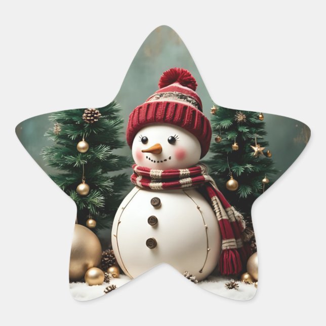 Noël Vintage - Stickers (Devant)