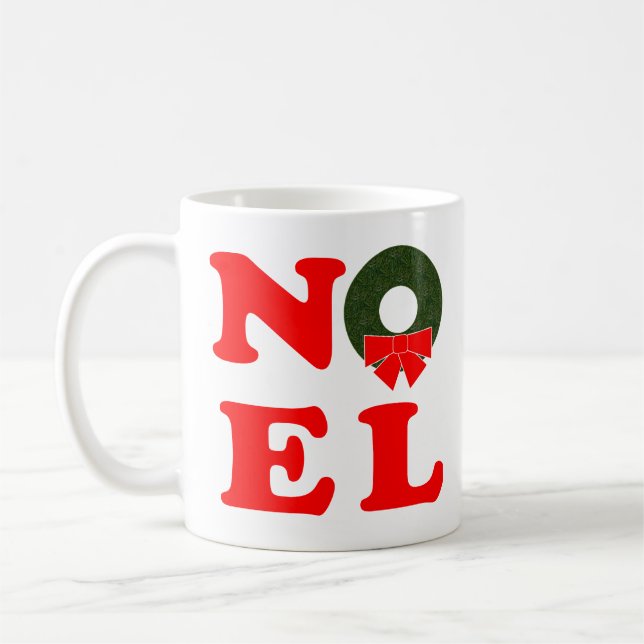 NOEL Wreath Mug (Gauche)