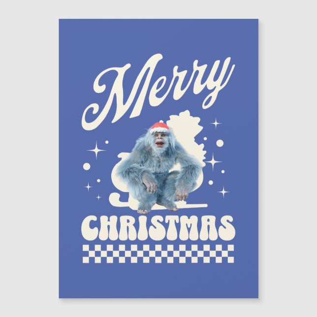 Noël Yéti drôle humour des Fêtes (Devant)