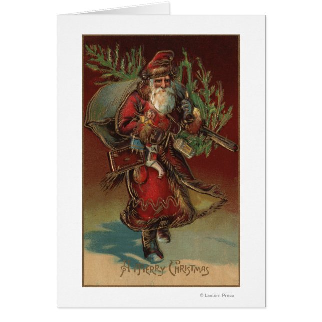 NoëlPère Noël avec cadeaux # 2 (Devant)