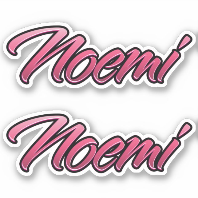 Noemi faded rose Autocollants Autocollants (Devant)