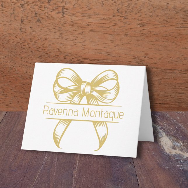 Nœud décoratif doré moderne élégant pour mariage (Créateur téléchargé)