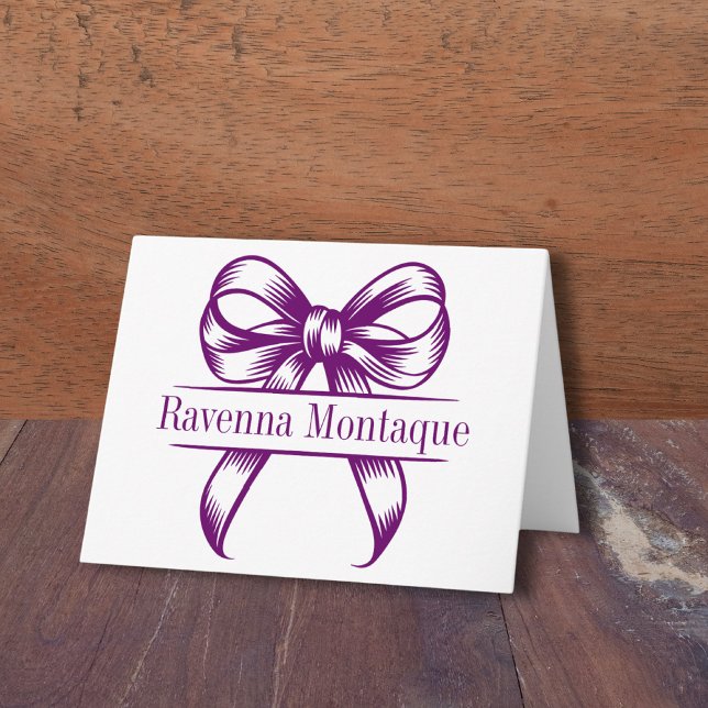 Nœud décoratif élégant Mariage Chic Violet Pourpre (Créateur téléchargé)