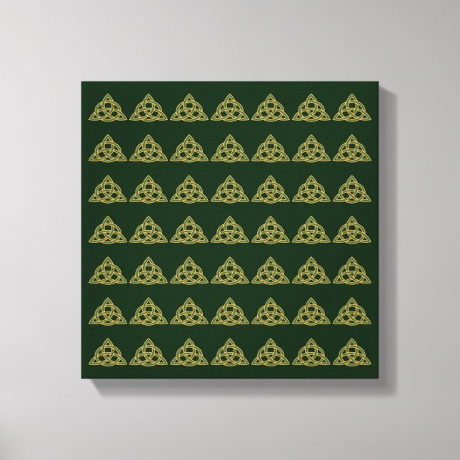 Nœud Trinity Toile Verte (Recto)