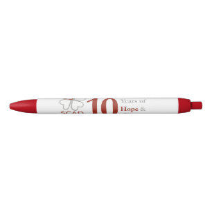 Noir 10 ans Anniversaire SCAD Alliance stylo