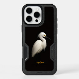 Noir 4 Luxe iPhone 16 Pro Max, Aigrette neigeuse