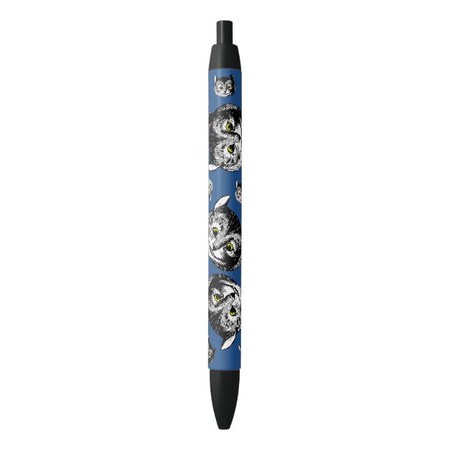 Noir Alice vintage dans le stylo de chat de Cheshire du (devant Vertical)