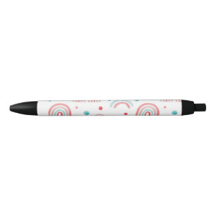 Noir Au-dessus du stylo arc-en-ciel dans les couleurs p