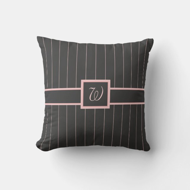 Noir avec Coussin rose (Recto)