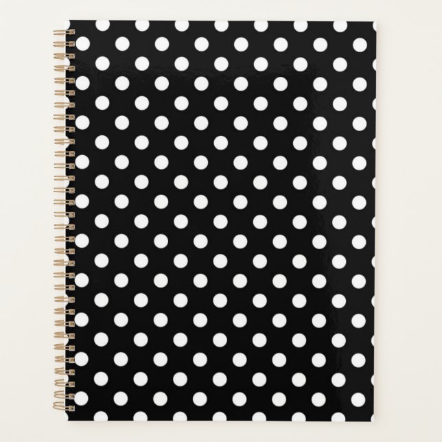 Noir avec points blancs (Devant)