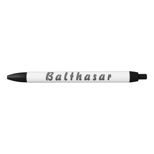 Noir Balthasar stylo à bille (Devant)