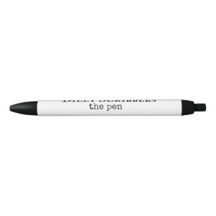 Noir Billy Scribble le stylo