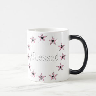 Noir/blanc art Morphing de tasse de 11 onces par