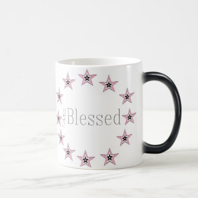 Noir/blanc art Morphing de tasse de 11 onces par (Droite)