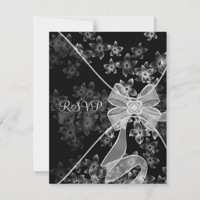 Noir blanc Dogwood RSVP (Devant)