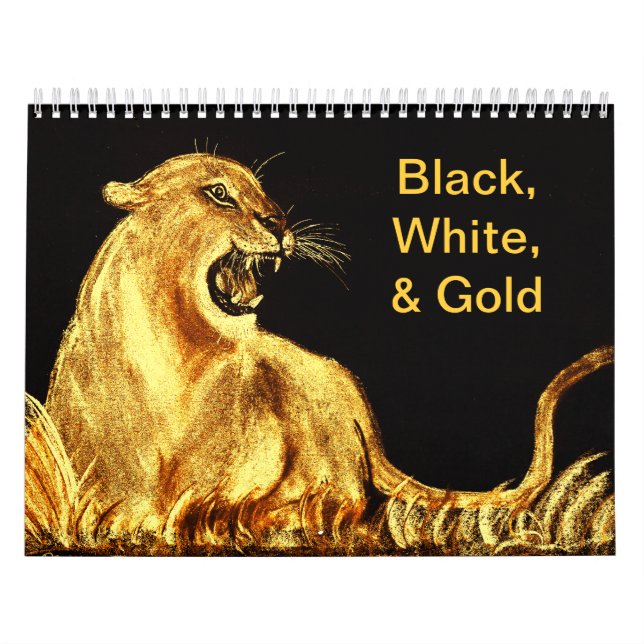 Noir, blanc et calendrier d'or (Protection)