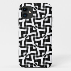 Noir+Blanc moderne Motif Abstrait iPhone 5 Coque