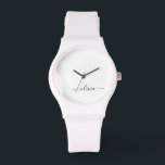 Noir Blanc moderne Script Girl Monogramme Nom<br><div class="desc">Monogramme simple noir et blanc Monogramme Nom Monographie. Cela fait le cadeau parfait de remise de diplômes,  anniversaire,  mariage,  douche nuptiale,  anniversaire,  baby shower ou bachelorette pour quelqu'un qui aime le luxe glam et les styles chic.</div>