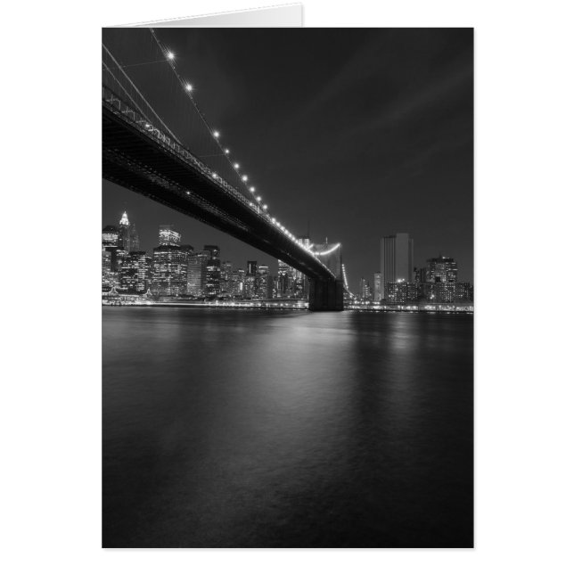 Noir blanc New York City Skyline (Devant)