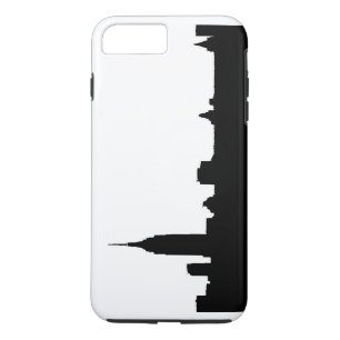 Noir Blanc New York Tough iPhone 7 Plus Coque