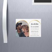 Noir blanc photo arch mariage Enregistrer la carte