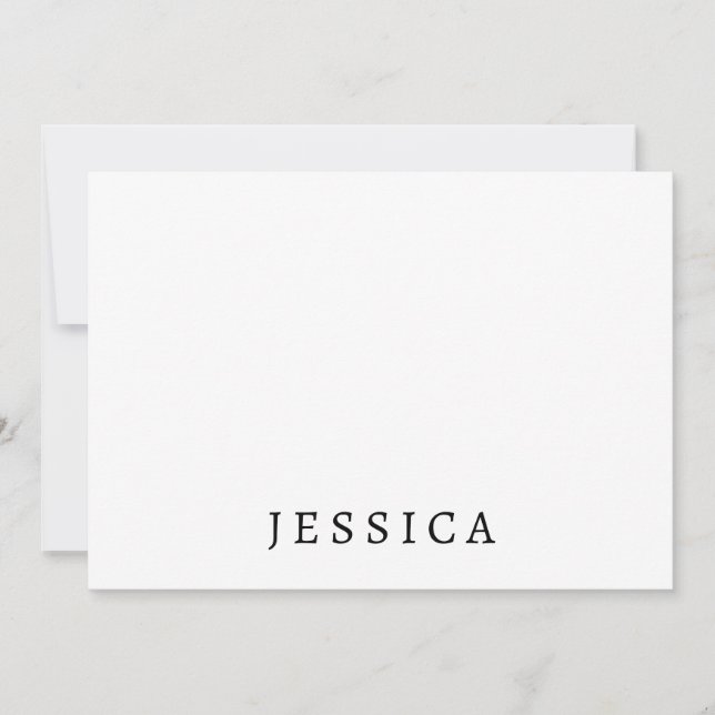 Noir blanc unique Classic Nom professionnel (Devant)