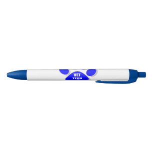 Noir bleu de stylo de technologie de vétérinaire