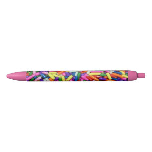 Noir Bonbons colorés arrose le stylo d'encre noire
