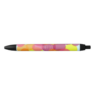 Noir Bonjour Stylo coloré