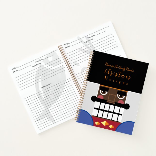 Noir Brown Nutcracker Recettes de Noël Livre de re (Intérieur)