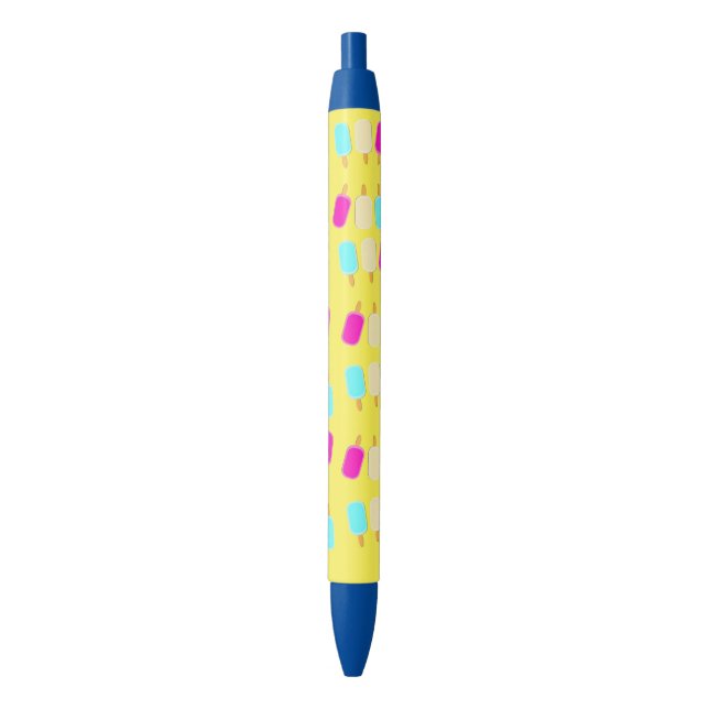 Noir Bureau de stylo et crème glacée de stylo d'école (devant Vertical)