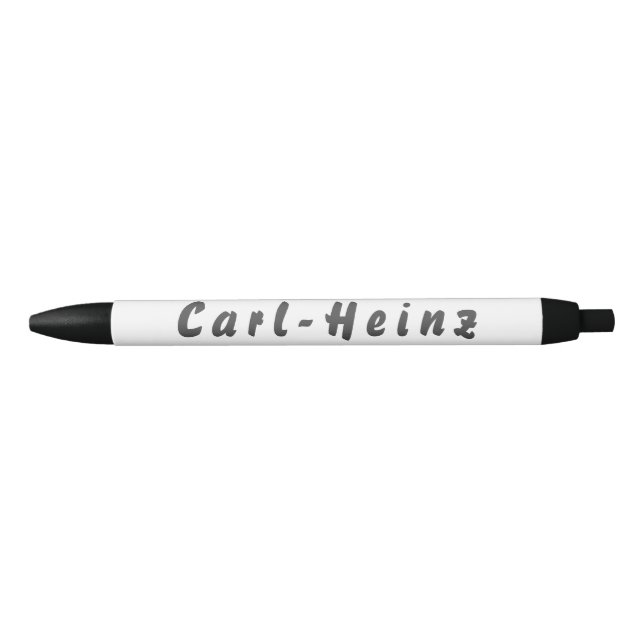 Noir Carl-Heinz stylo à bille (Devant)
