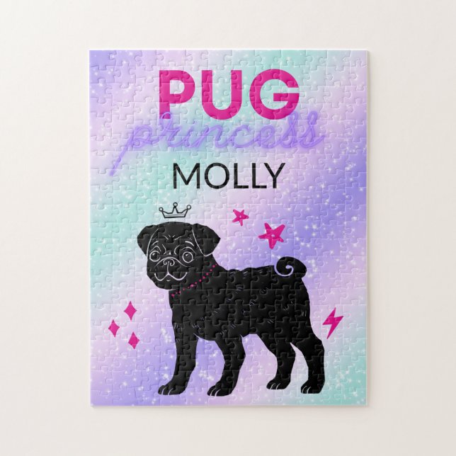 NOIR" CARLIN PRINCESS" PUZZLE POUR ENFANTS ! (Vertical)