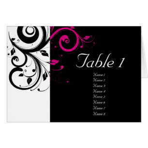 Noir + Cartes magenta inverses blanches de Tableau