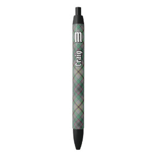 Noir Clan Craig Stylo À Encre Tartan
