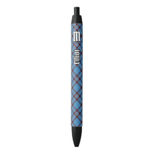 Noir Clan Elliot Stylo D'Encre Tartan Ancien
