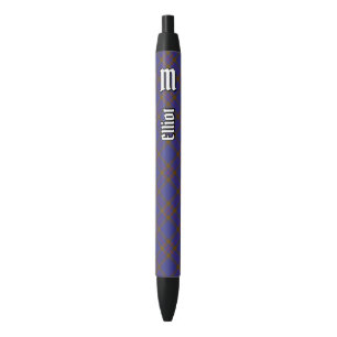 Noir Clan Elliot Stylo Tartan Moderne