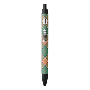 Noir Clan Pollock Stylo D'Encre Tartan