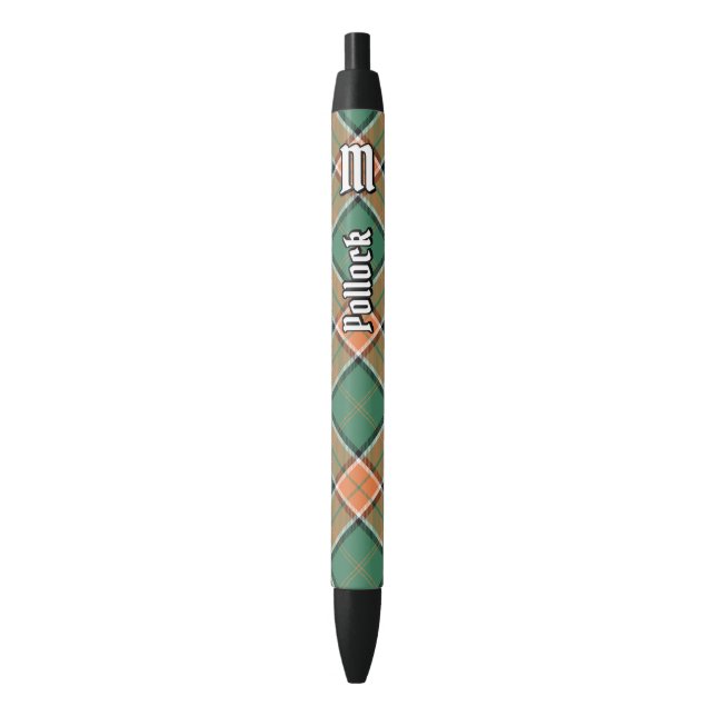 Noir Clan Pollock Stylo D'Encre Tartan (devant Vertical)