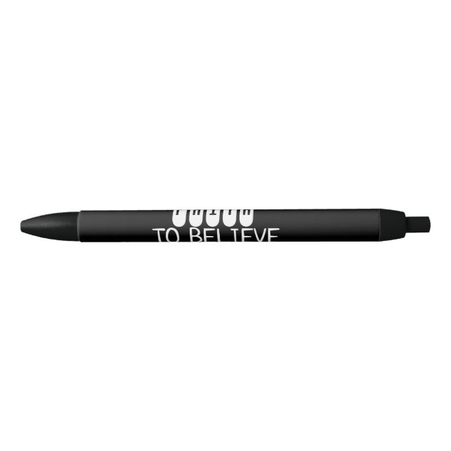 Noir Collection de cadeaux de foi - Stylo d'encre noire (Devant)