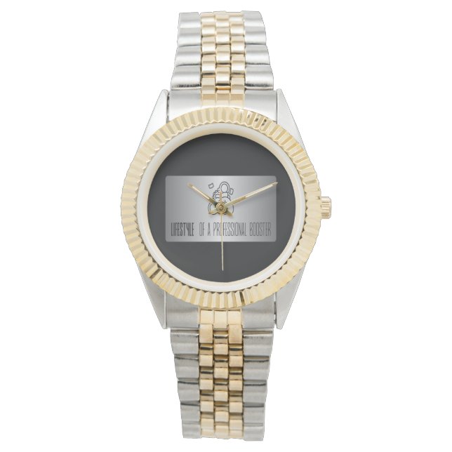 Noir, comme de l'or - comme une montre (devant)